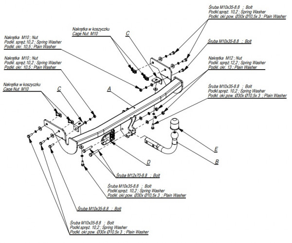 Hak holowniczy + moduł Citroen C-3 Picasso od 2009