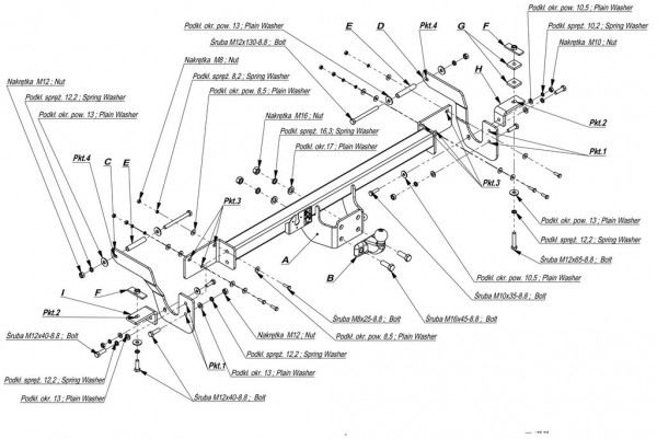 Hak holowniczy + moduł Citroen Jumper  od 2006